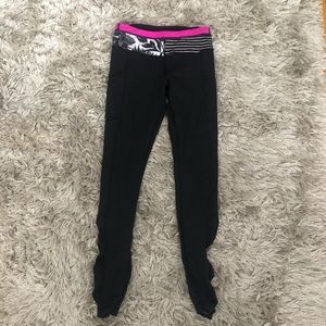Lululemon Running Tights with side leg ruching